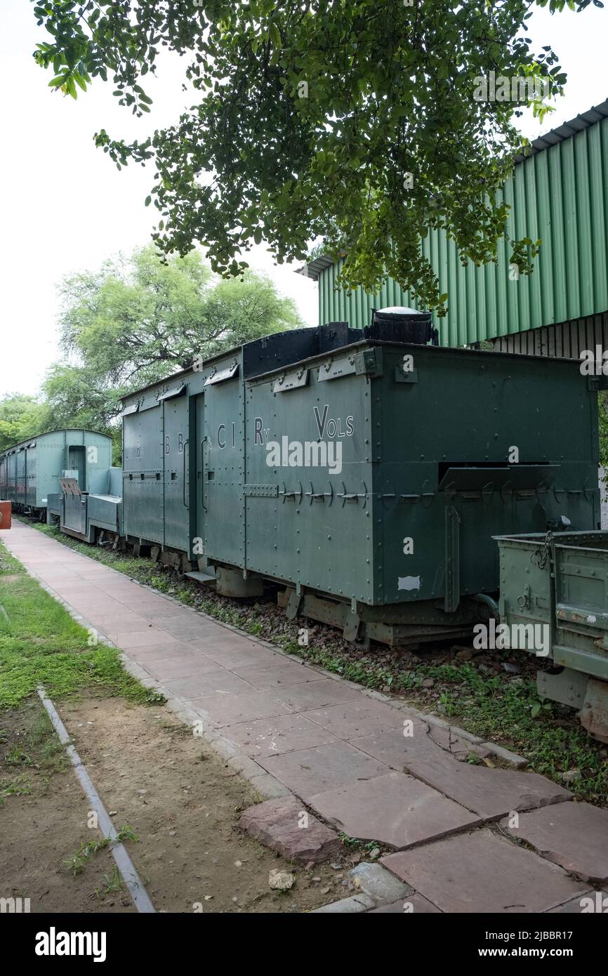 This 6 unit meter gauge train was was specially built to carry troops