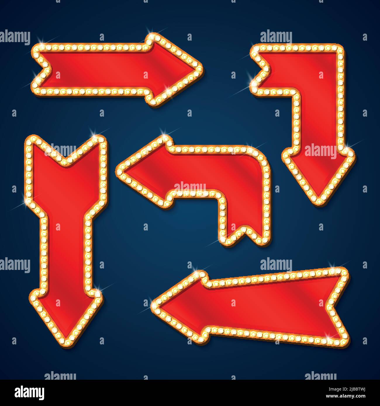 Neon signs of las vegas Stock Vector Images Alamy