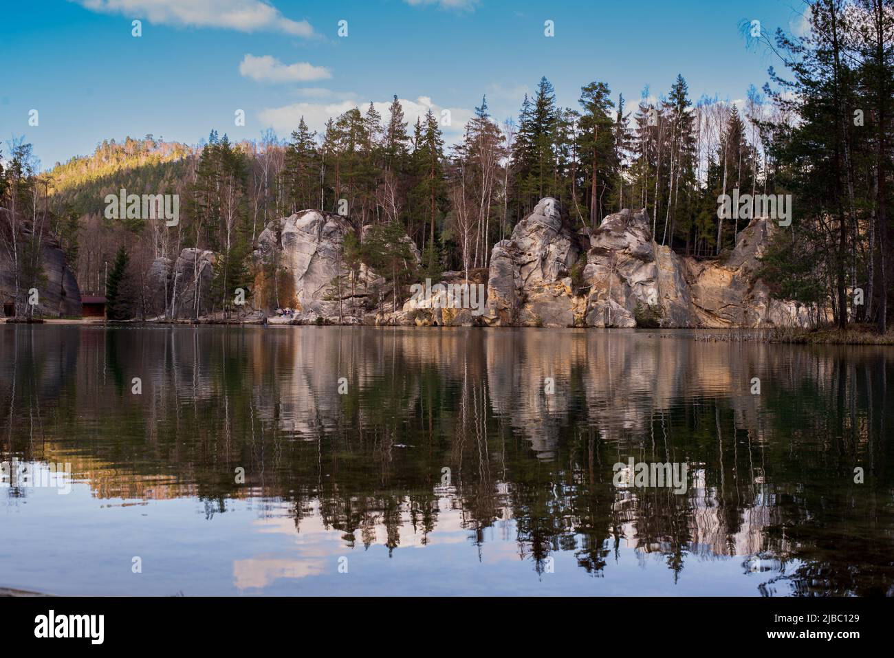 Beautiful nature of Adrspach-Teplice Rocks. National Park of Adrspach ...