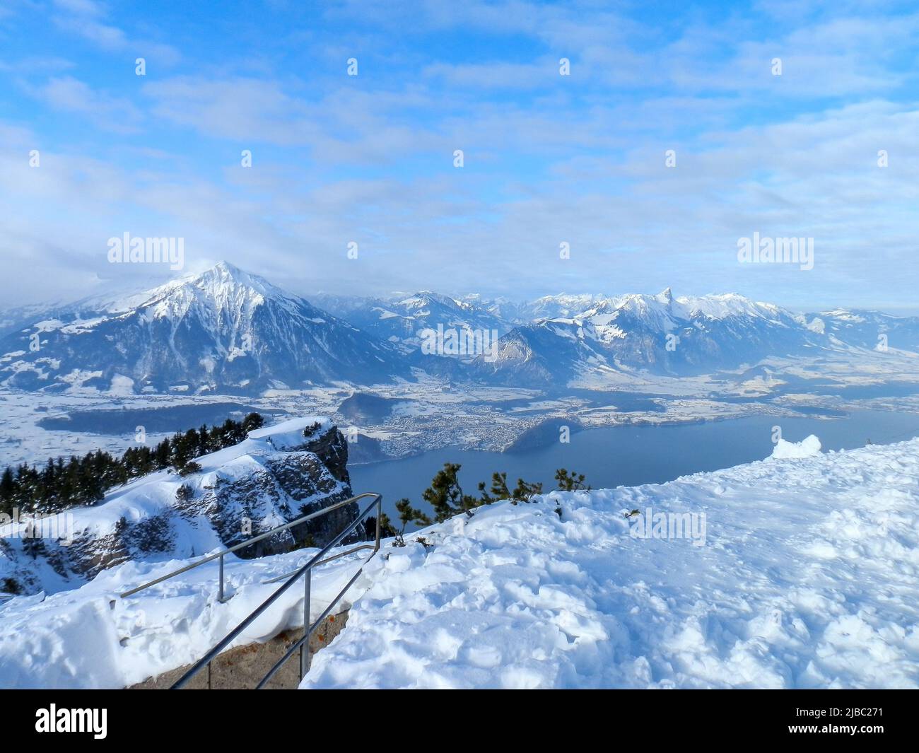 Mountains And Lakes In Various Places Around Europe Stock Photo