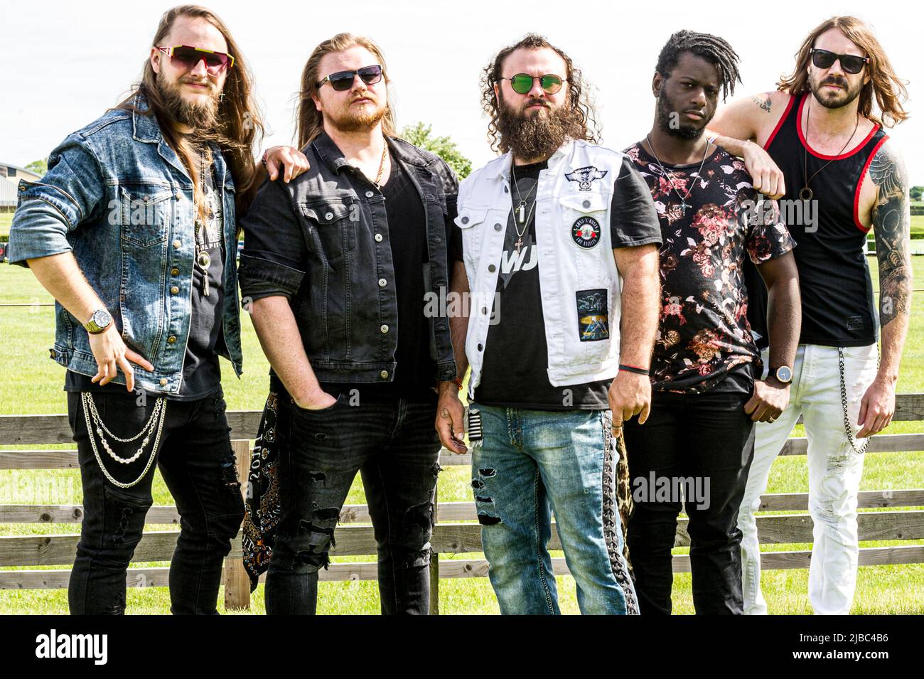Call Of The Wild Festival, Lincoln, UK, May 22nd 2022 The L.A. Maybe debut UK festival ( The L.A. Maybe, a 5-piece rock n' roll band  from the southern heat of the Carolinas) Credit: Paul Saripo/Alamy Live News Stock Photo