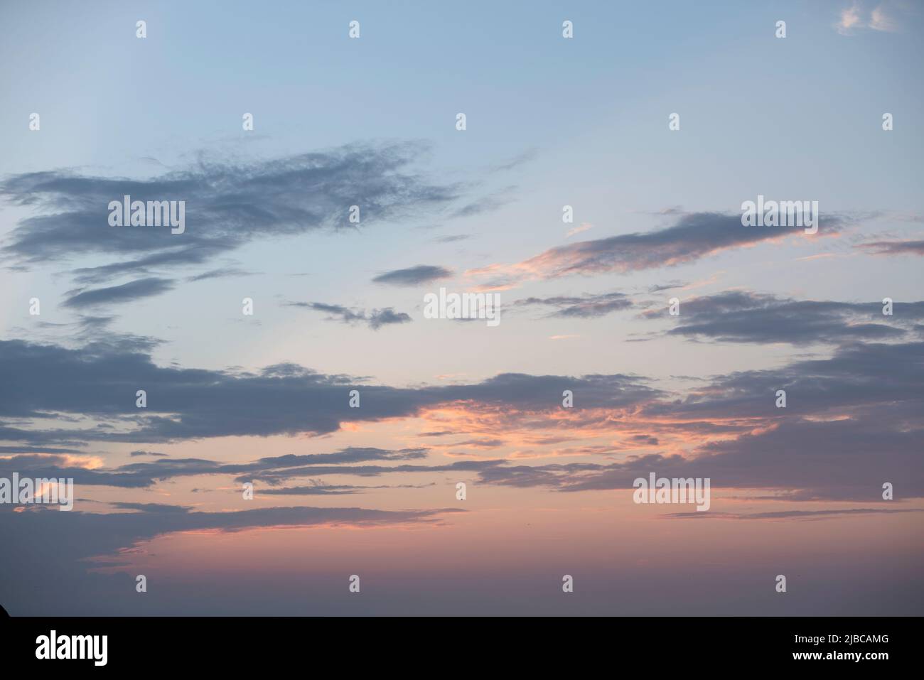 Panoramic sunset fiery clouds hi-res stock photography and images - Alamy