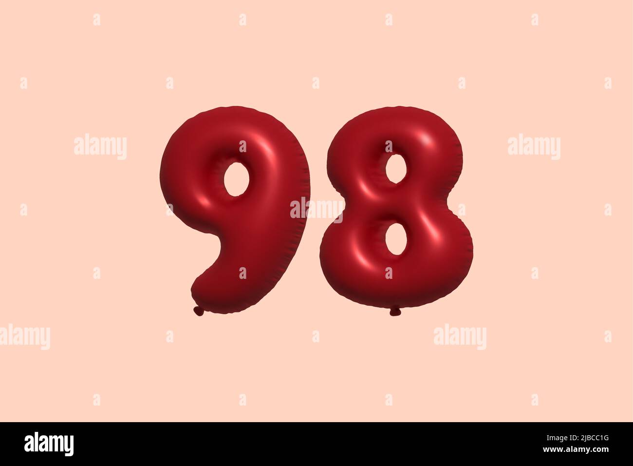 3d number 98 Stock Vector Images - Alamy