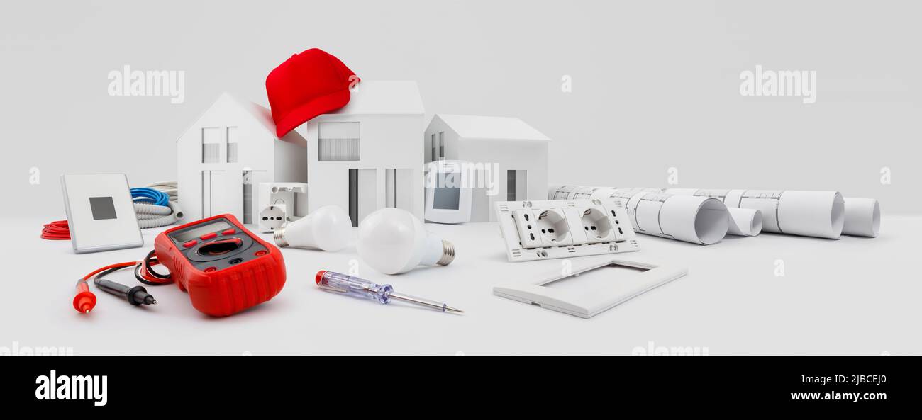 electrical controls for house planning, electrician equipment work