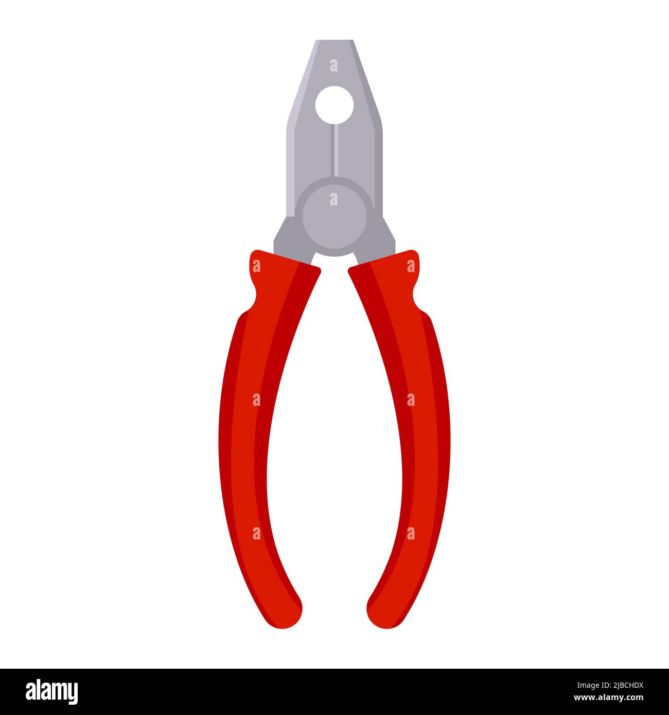 Cartoon iron metal plier vector isolated object illustration Stock Vector Image & Art Alamy