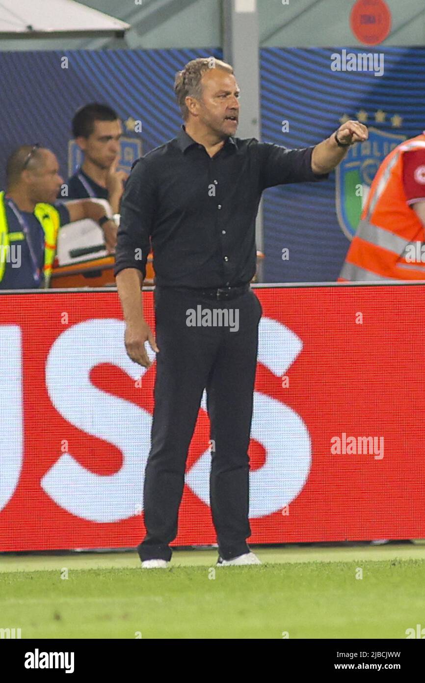 Hansi Flick Head Coach Of Germany Gestures During Italy Vs Germany 1 hansi-flick-head-coach-of-germany-gestures-during-italy-vs-germany-1