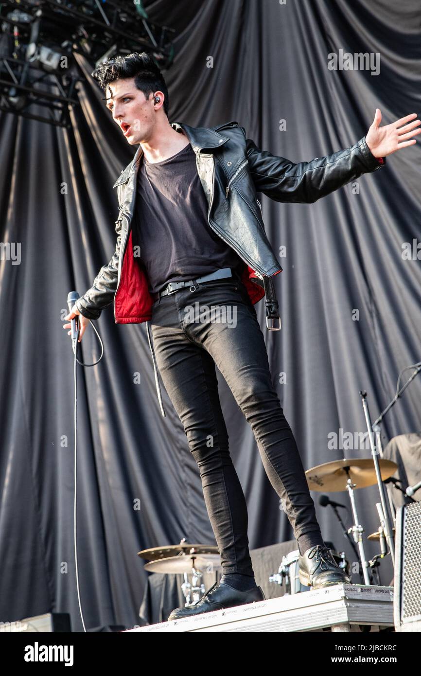 Bologna Italy. 04 June 2022. The English rock band CREEPER performs