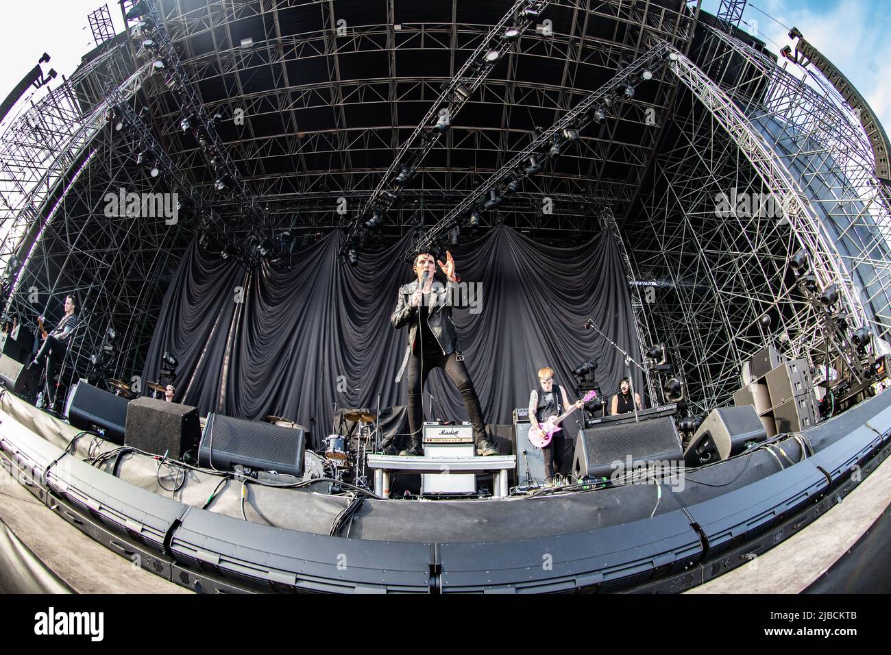 Bologna Italy. 04 June 2022. The English rock band CREEPER performs