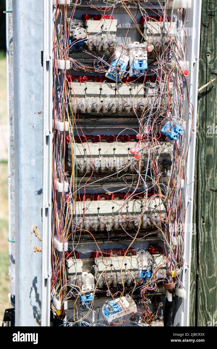 Old telephone junction box hires stock photography and images Alamy