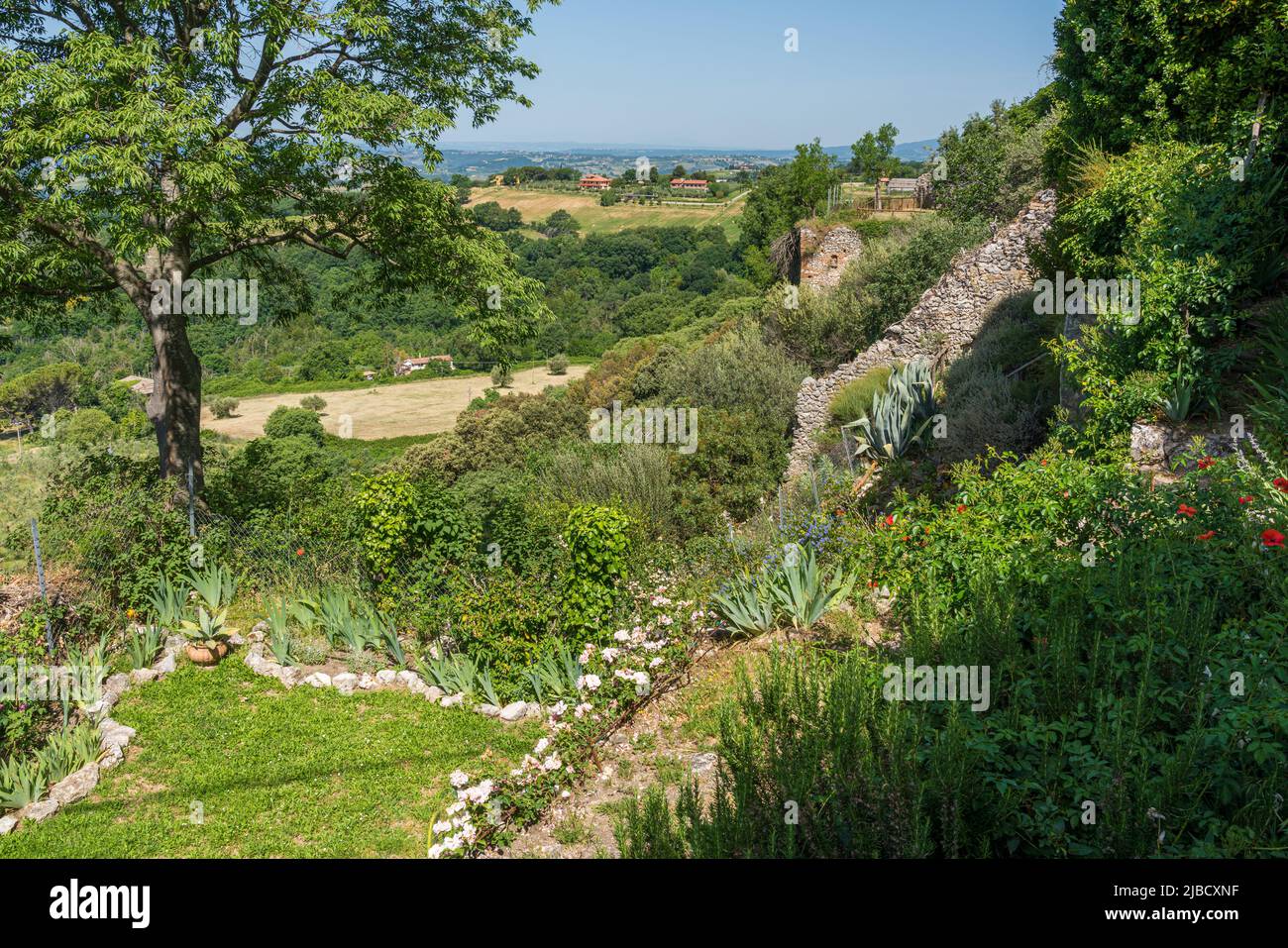 Calvi dell'Umbria, beautiful village in the Province of Terni, Umbria, Italy. Stock Photo