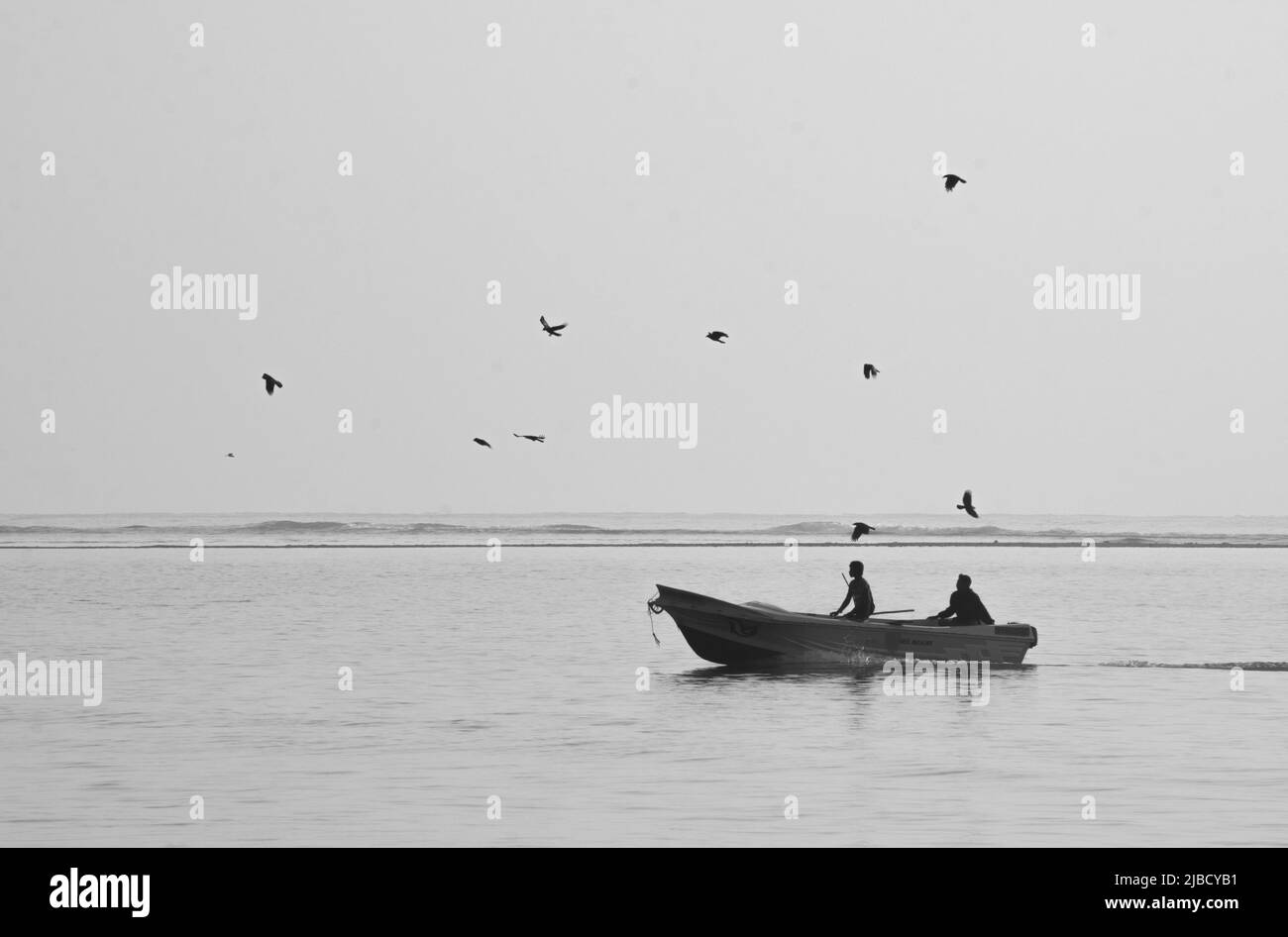 Beach Life Srilanka Stock Photo