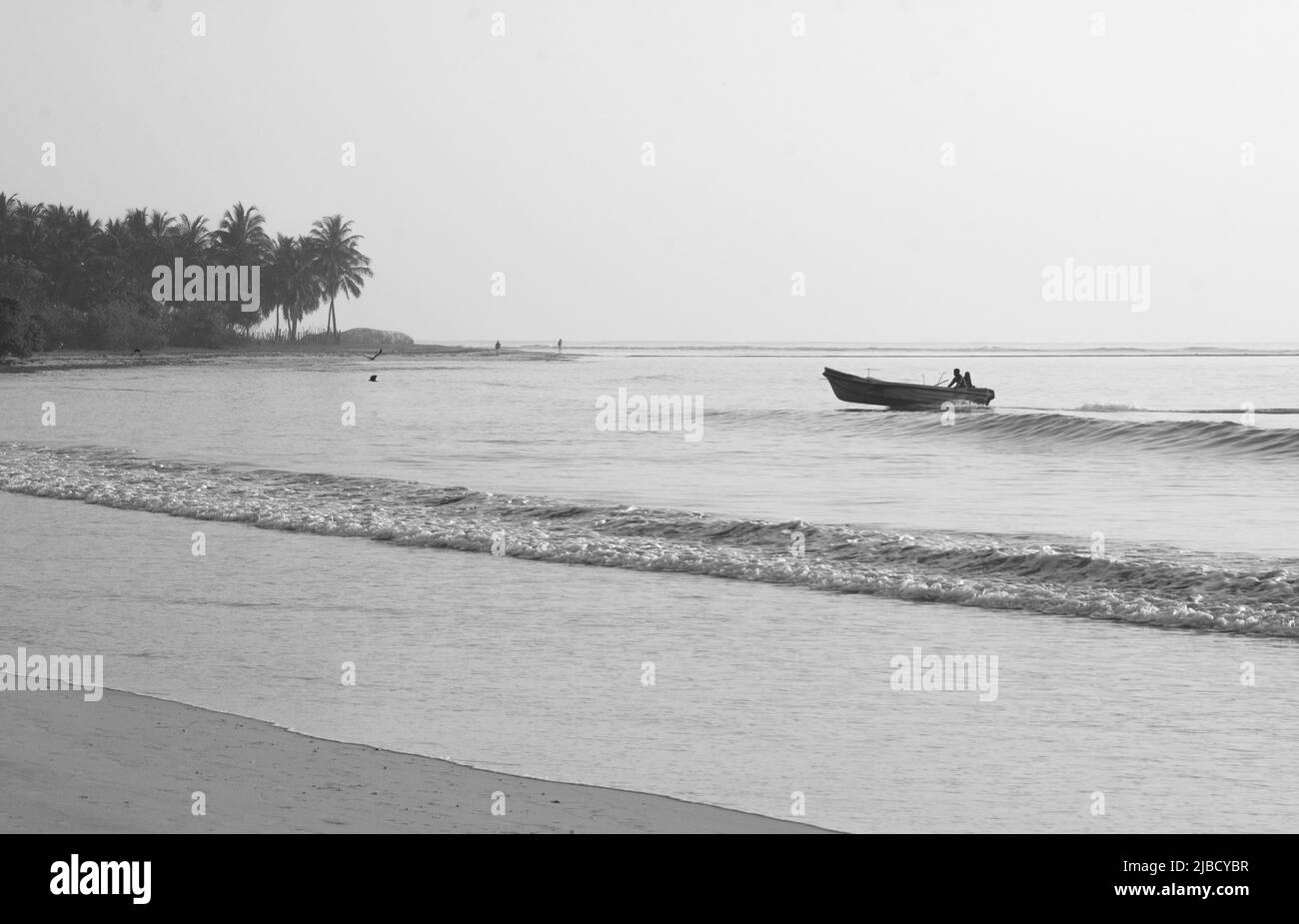 Beach Life Srilanka Stock Photo