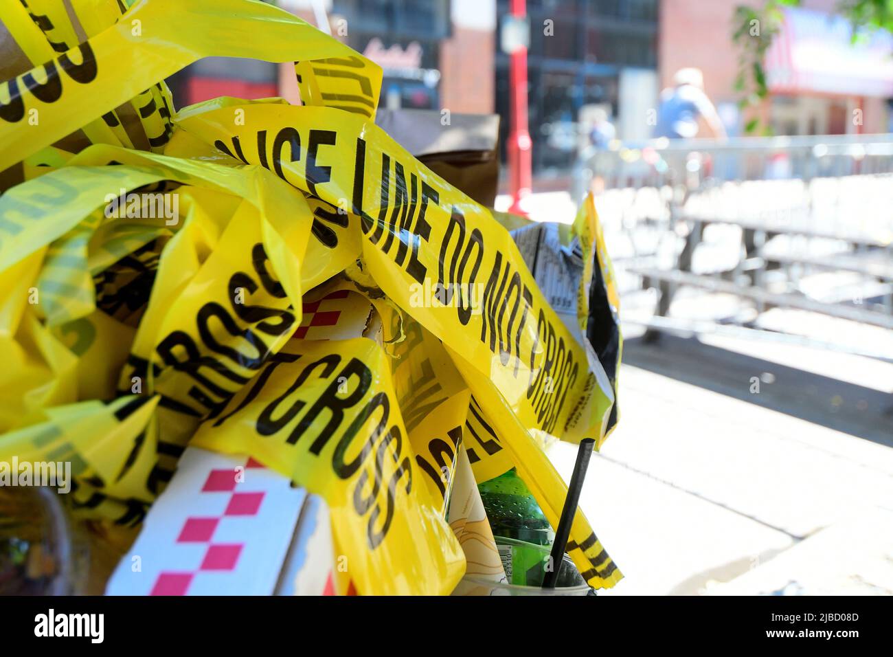 Philadelphia police crime tape hires stock photography and images Alamy