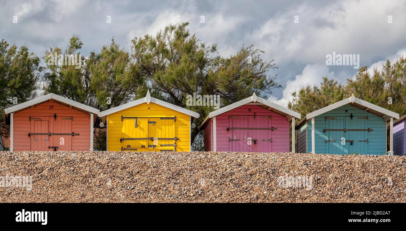 Beach Huts, Goring Stock Photo Alamy