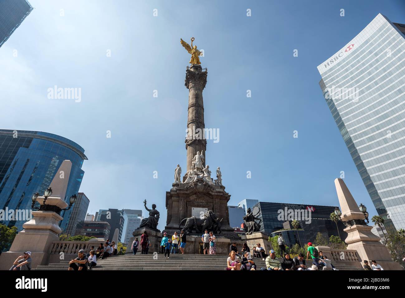 Mexico city bikes paseo de la reforma hi-res stock photography and ...