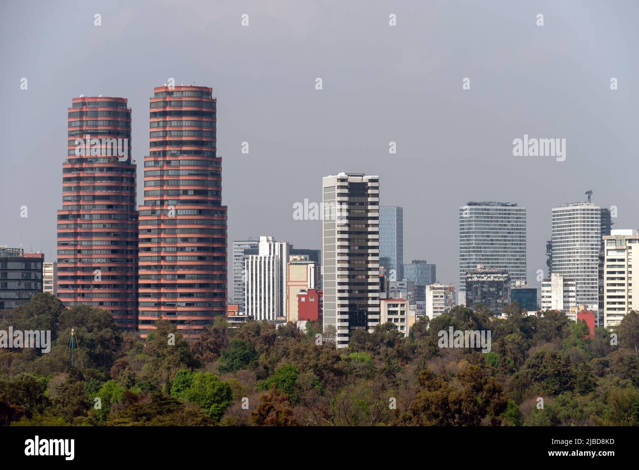Mexico City, January 22nd 2019 Chapultepec Park in Mexico City Stock