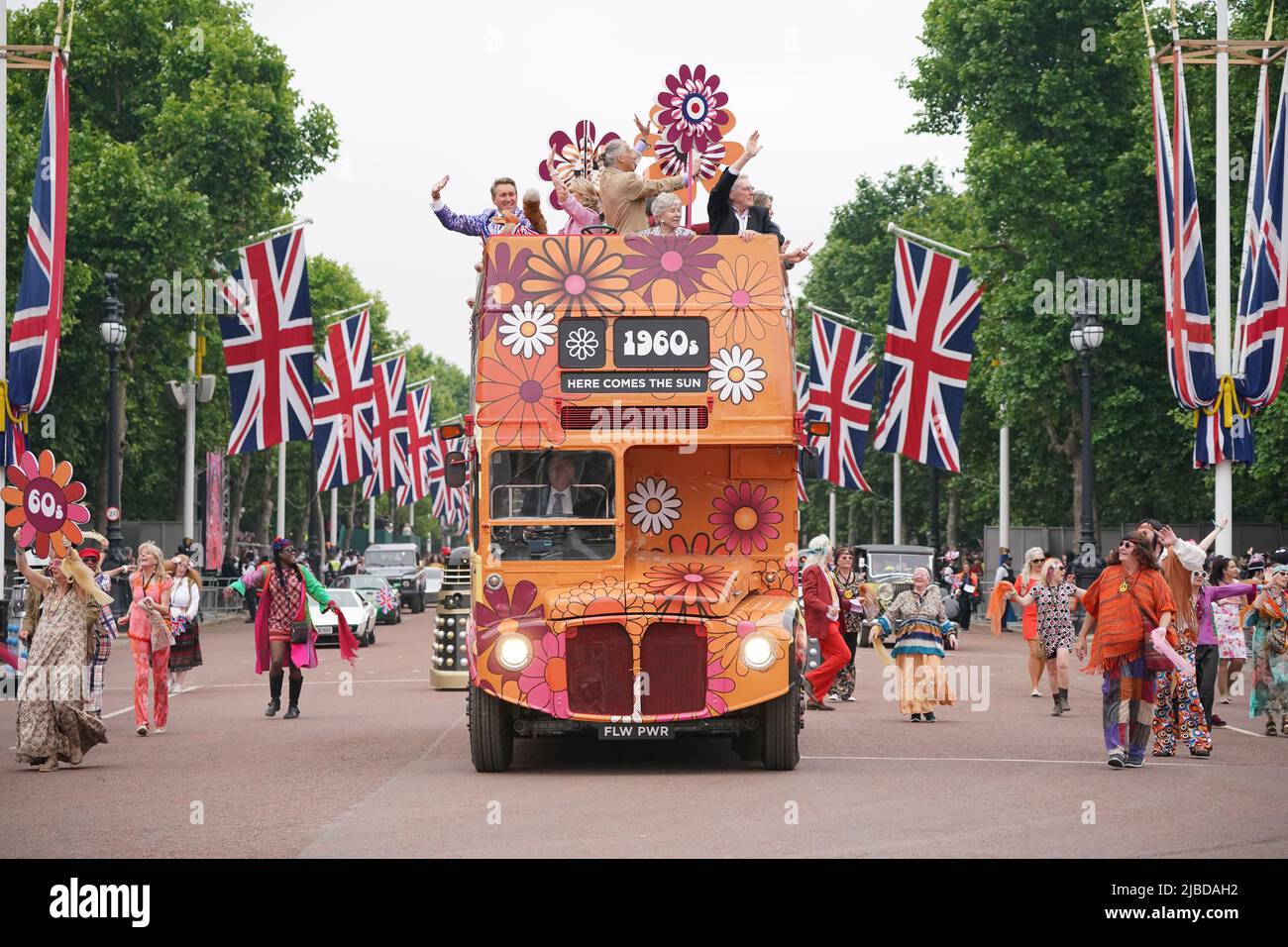 Basil Brush, Anthea Turner, Peter Duncan, Valerie Singleton and Peter