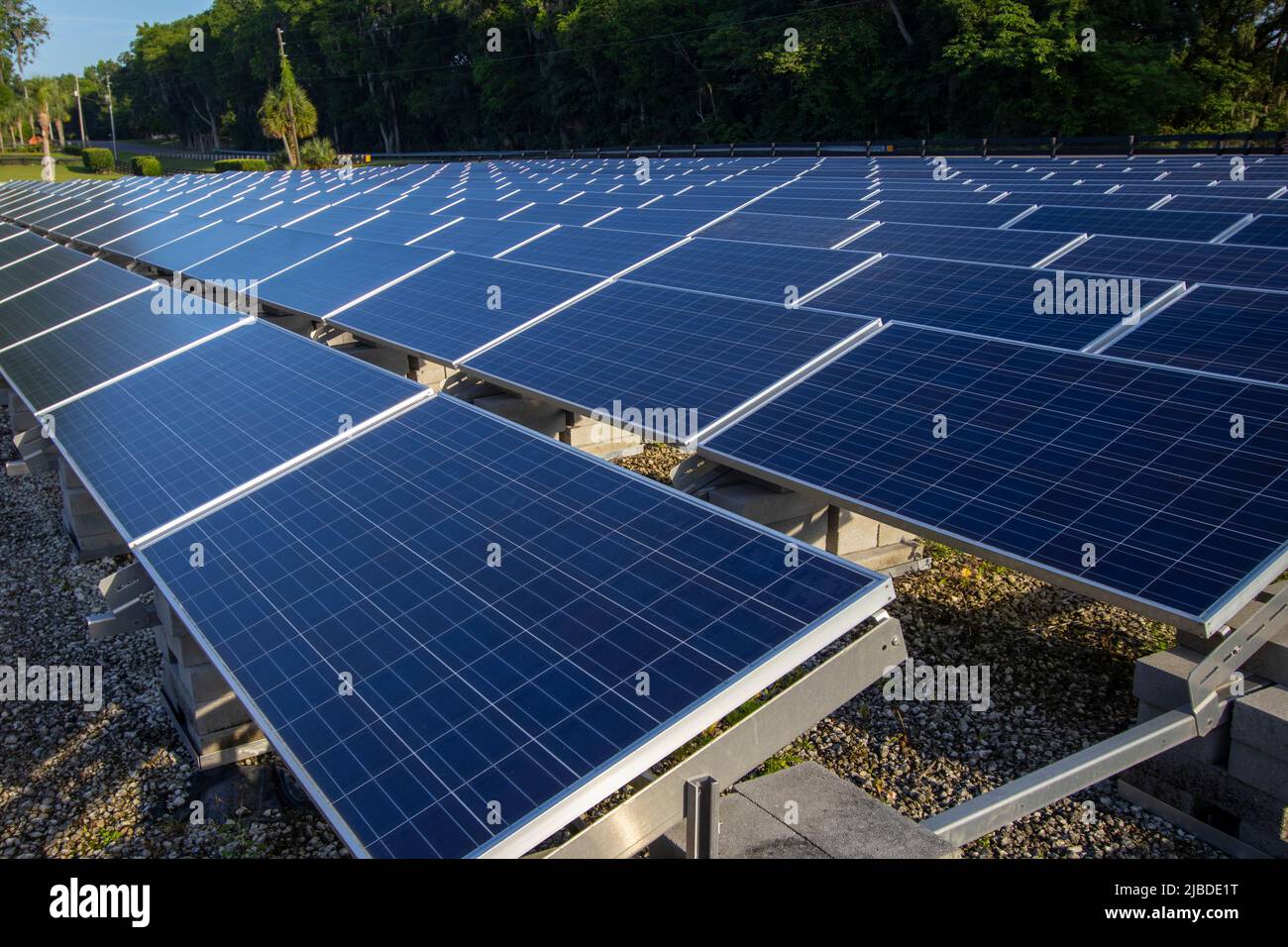 Solar panels Stock Photo