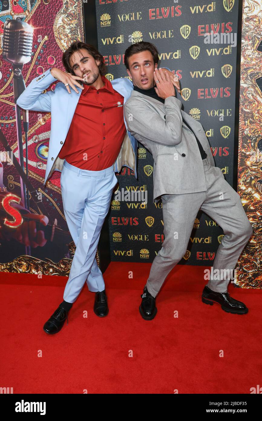 June 5, 2022 JACK STEELE and MATT FORD attends the Sydney Premiere of ELVIS at The State