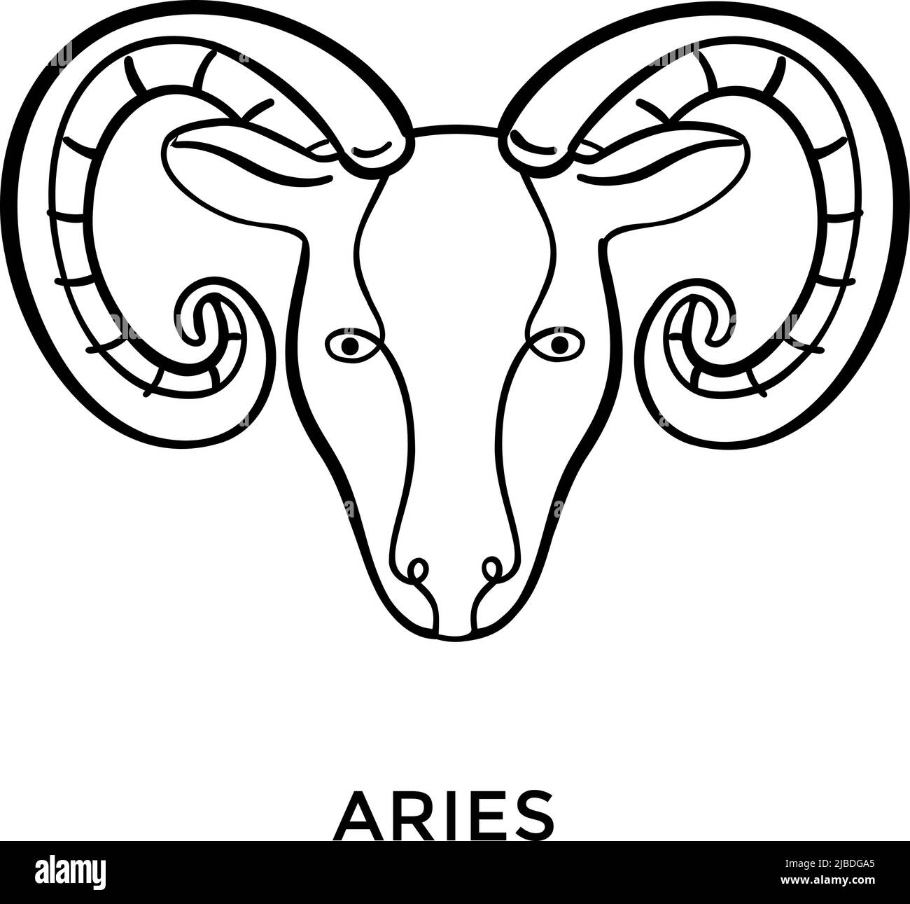 Aries Black and White Stock Photos & Images - Alamy