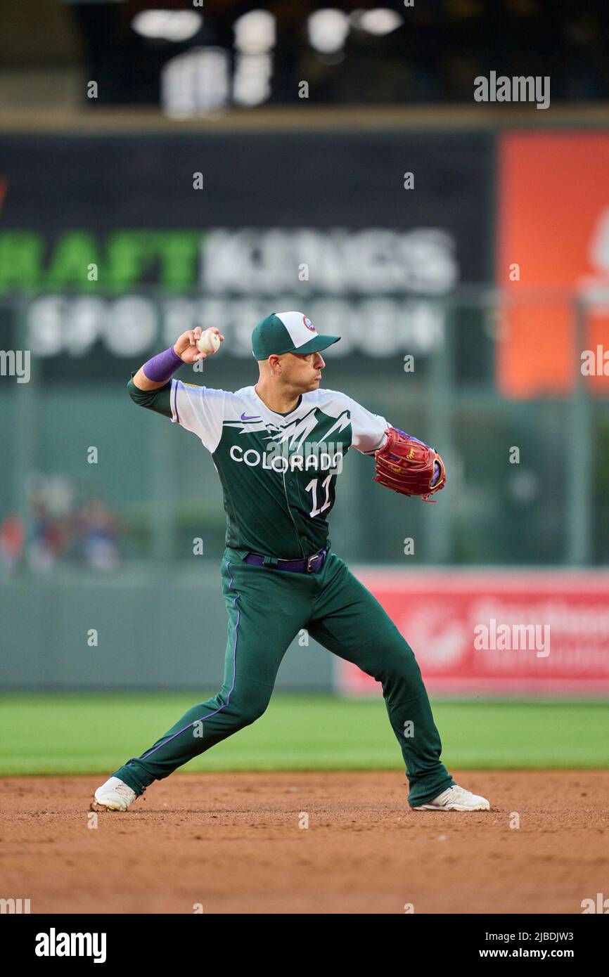 Denver CO, USA. 17th July, 2022. Pittsburgh shortstop Oneil Cruz (15)  warming up before the game with Pittsburgh Pirates and Colorado Rockies  held at Coors Field in Denver Co. David Seelig/Cal Sport