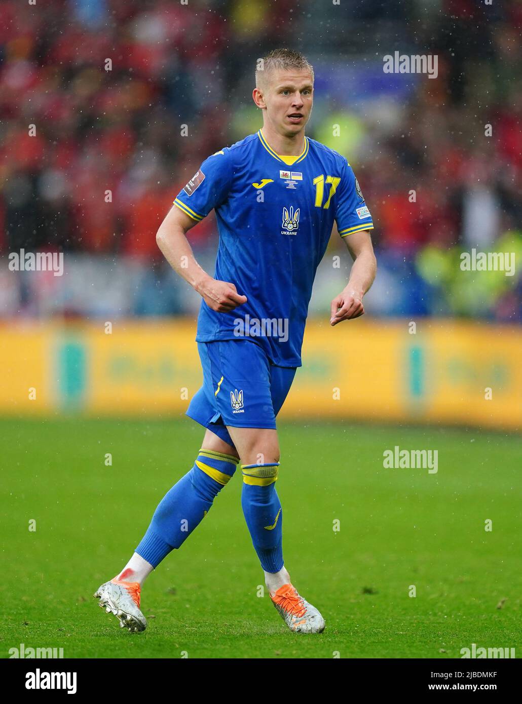 Ukraine's Oleksandr Zinchenko during the FIFA World Cup 2022 Qualifier