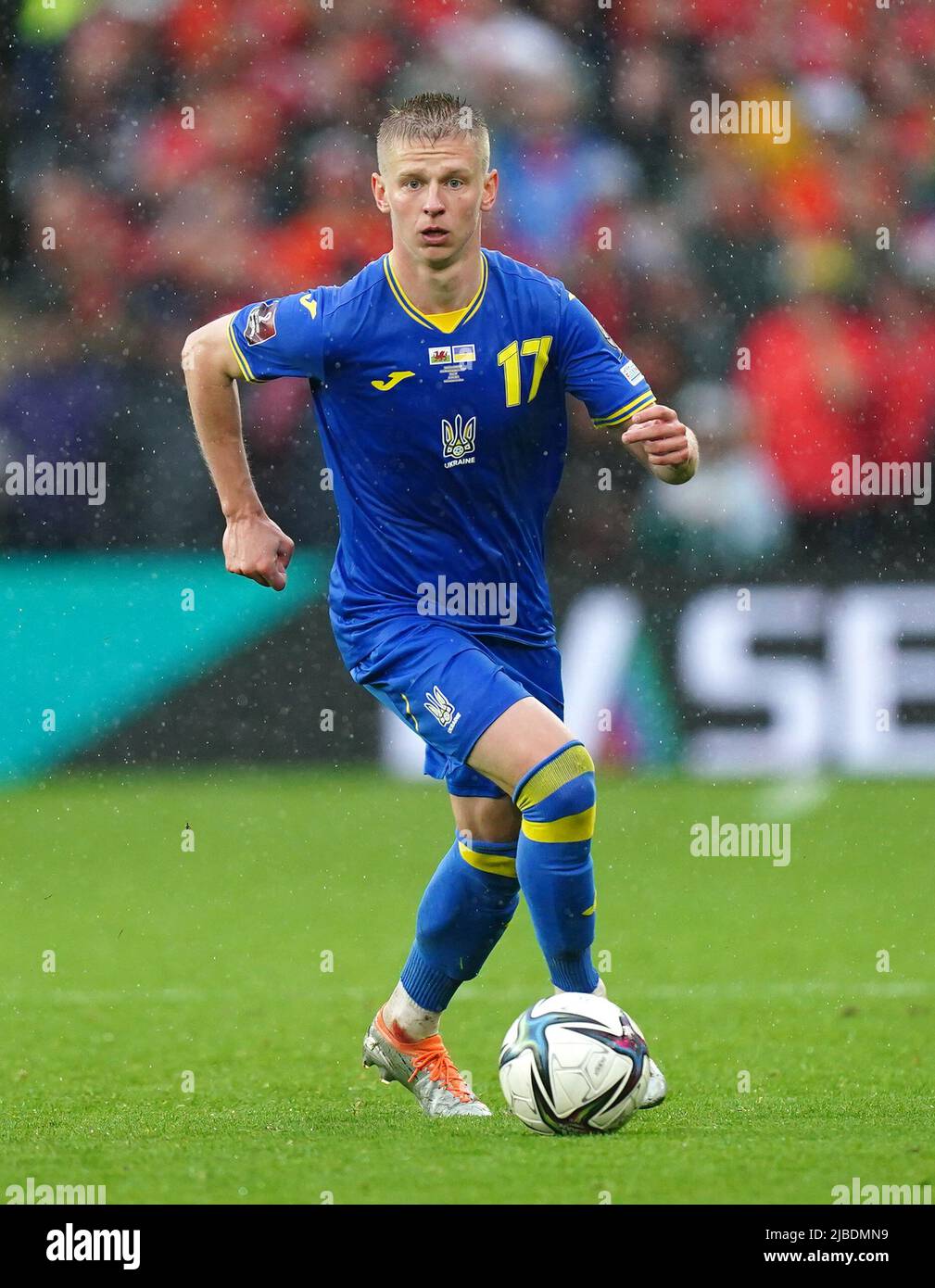 Ukraine's Oleksandr Zinchenko during the FIFA World Cup 2022 Qualifier