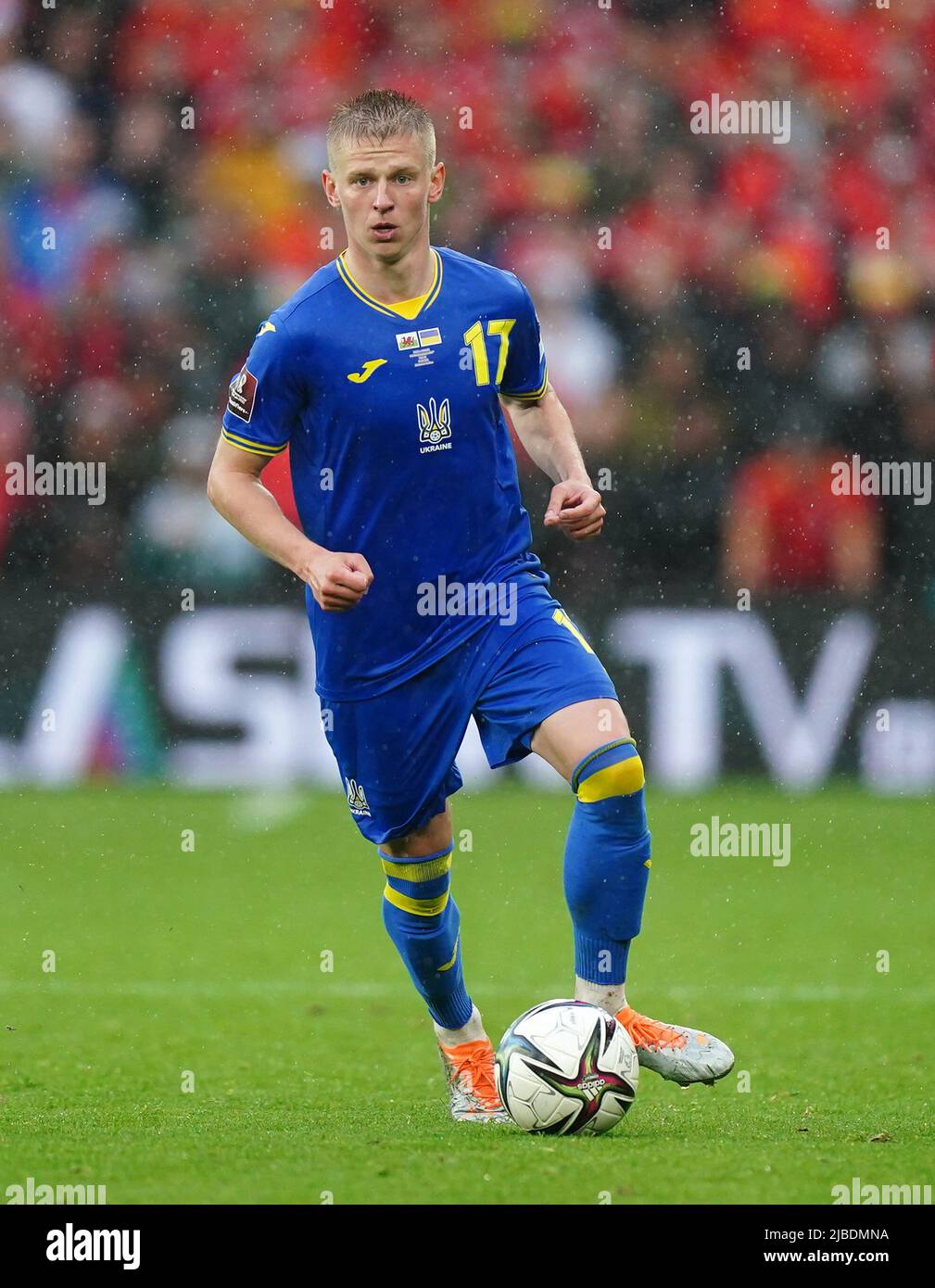 Ukraine's Oleksandr Zinchenko during the FIFA World Cup 2022 Qualifier