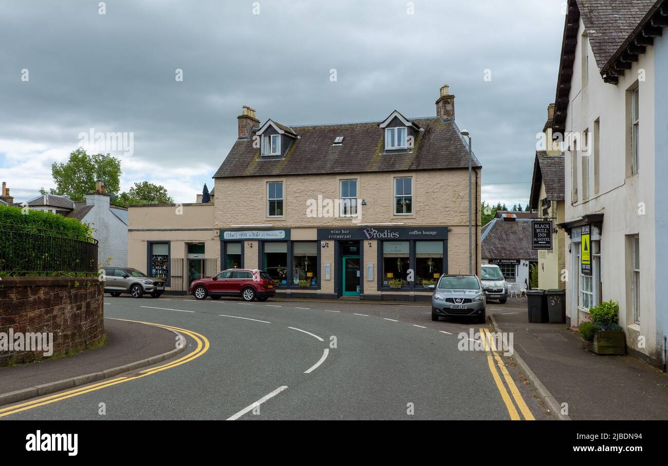 Brodie's Coffee Shop in the town of Moffat, Scotland, UK Stock Photo