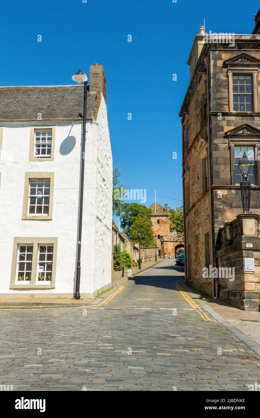 Entrance to Linlithgow Palace, Linlithgow Stock Photo Alamy