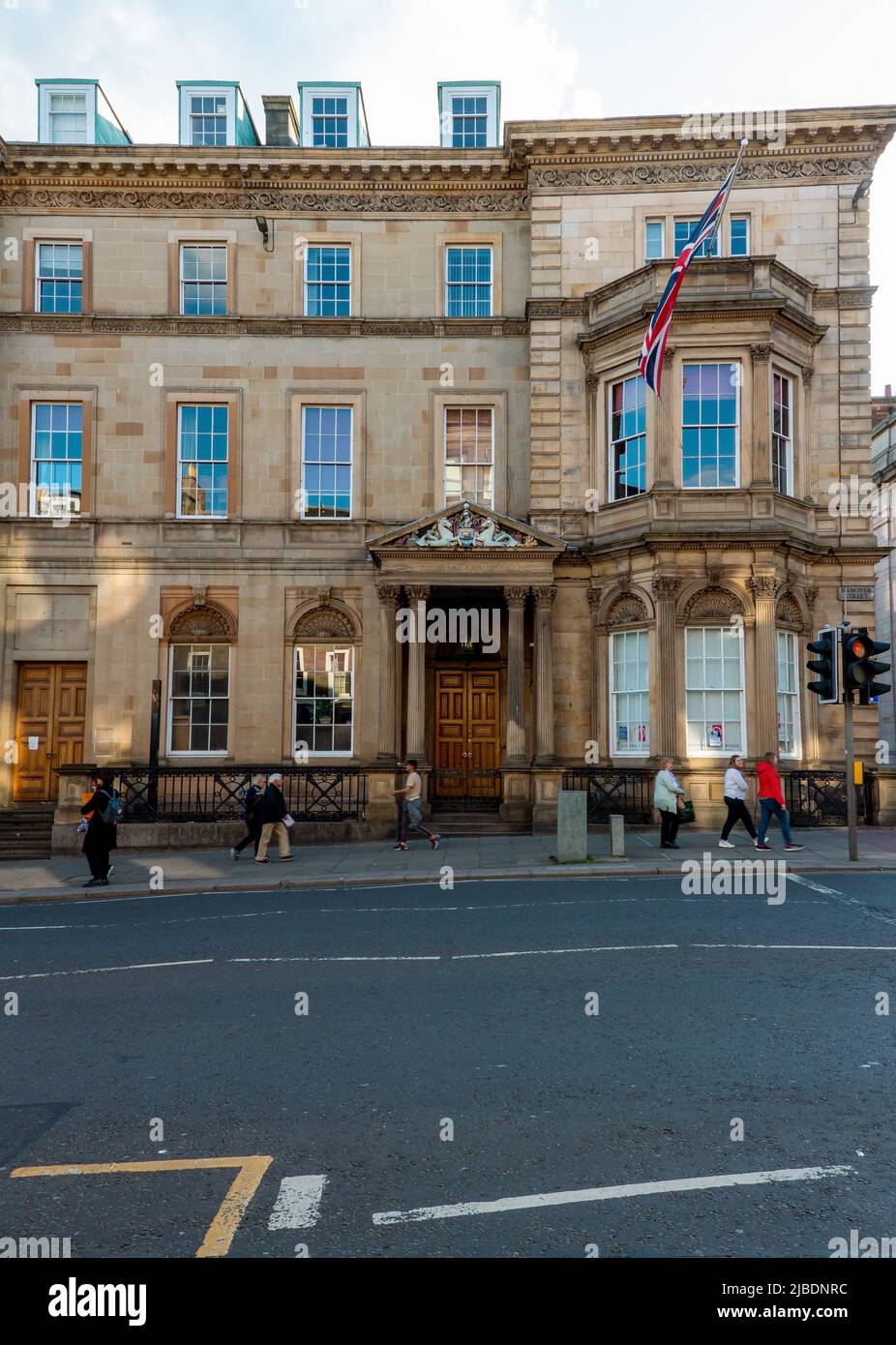 The Merchant Hall is owned by the Edinburgh Merchant Company and is used for Events and Conferences on Hanover Street in Edinburgh, Scotland, UK Stock Photo
