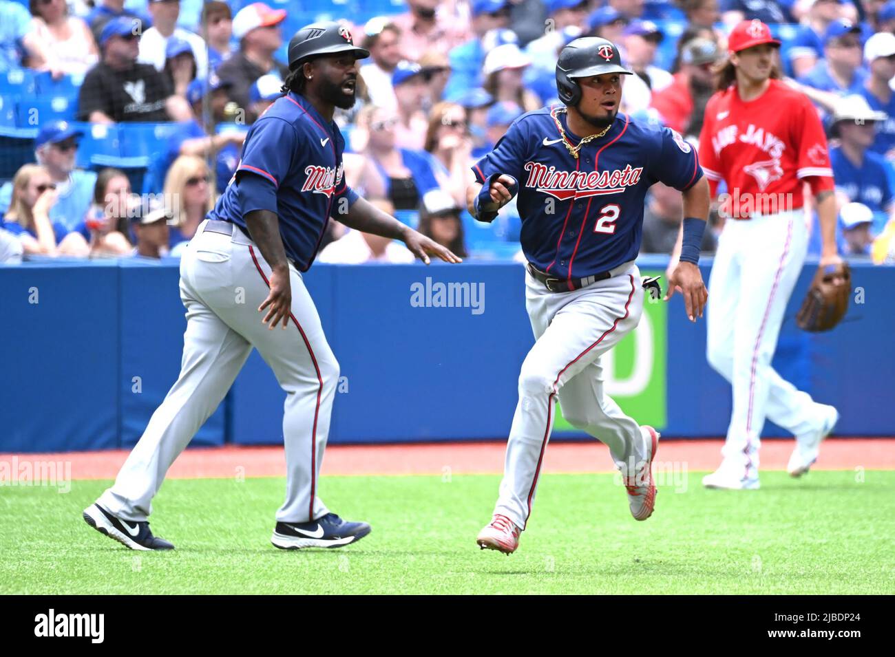 June 5, 2022, Toronto, ON, Canada Minnesota Twins third base coach