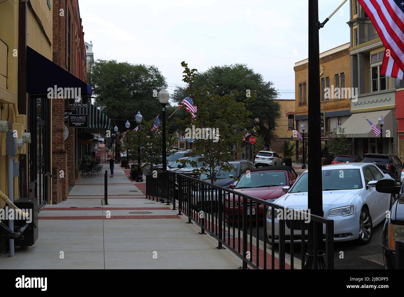 Historic Downtown Marshall Stock Photo Alamy