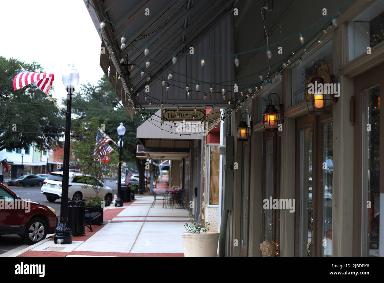 Historic Downtown Marshall Stock Photo Alamy
