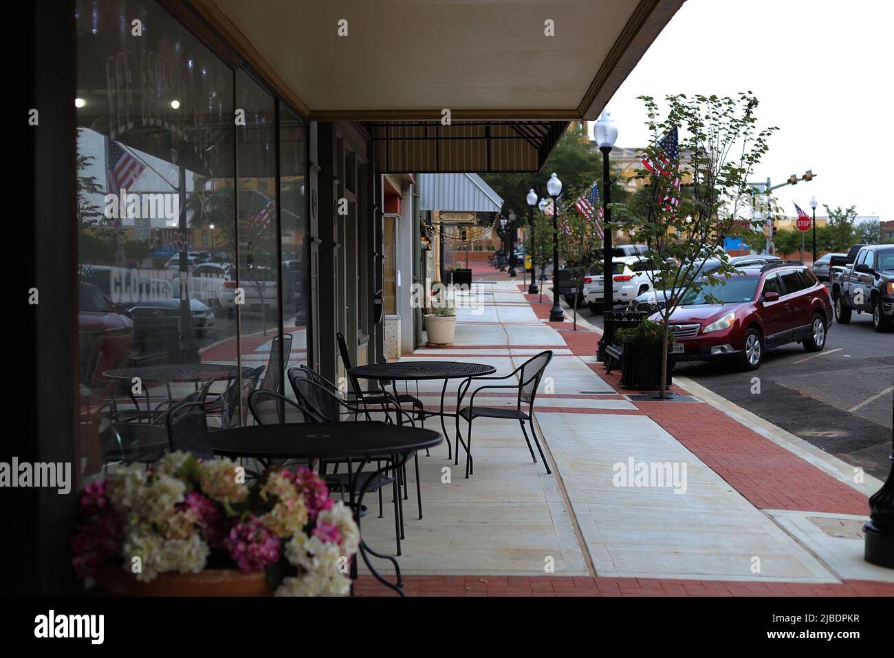 Historic Downtown Marshall Stock Photo Alamy