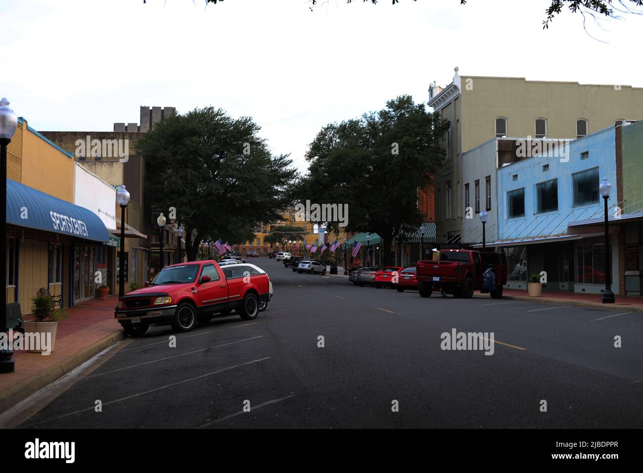 Historic Downtown Marshall Stock Photo Alamy