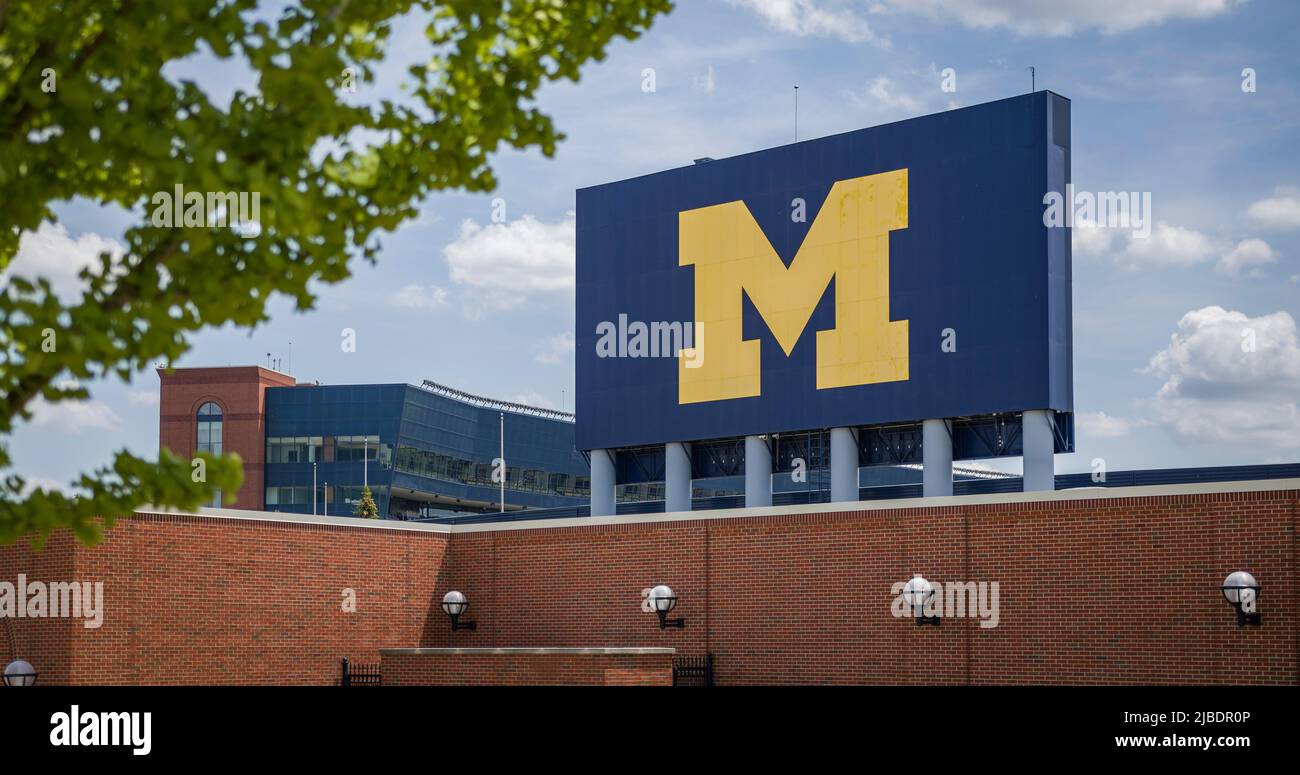 Ann Arbor, MI May 27, 2022 University of Michigan Wolverines' college campus Stock Photo Alamy
