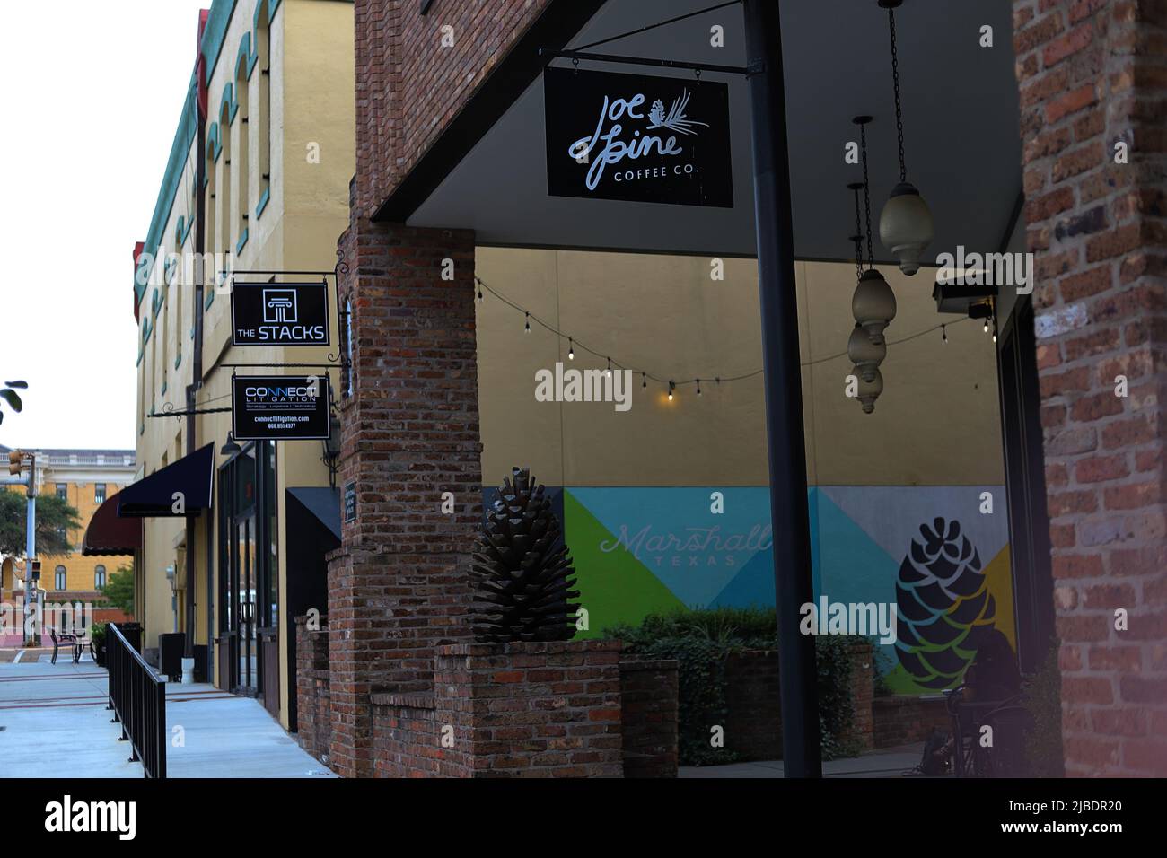 Historic Downtown Marshall Stock Photo Alamy