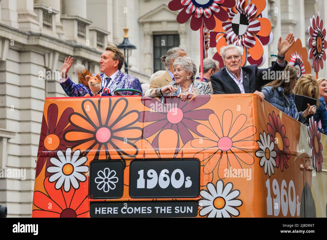 London, UK. 05th June, 2022. Basil Brush and Johnny Ball, just some of