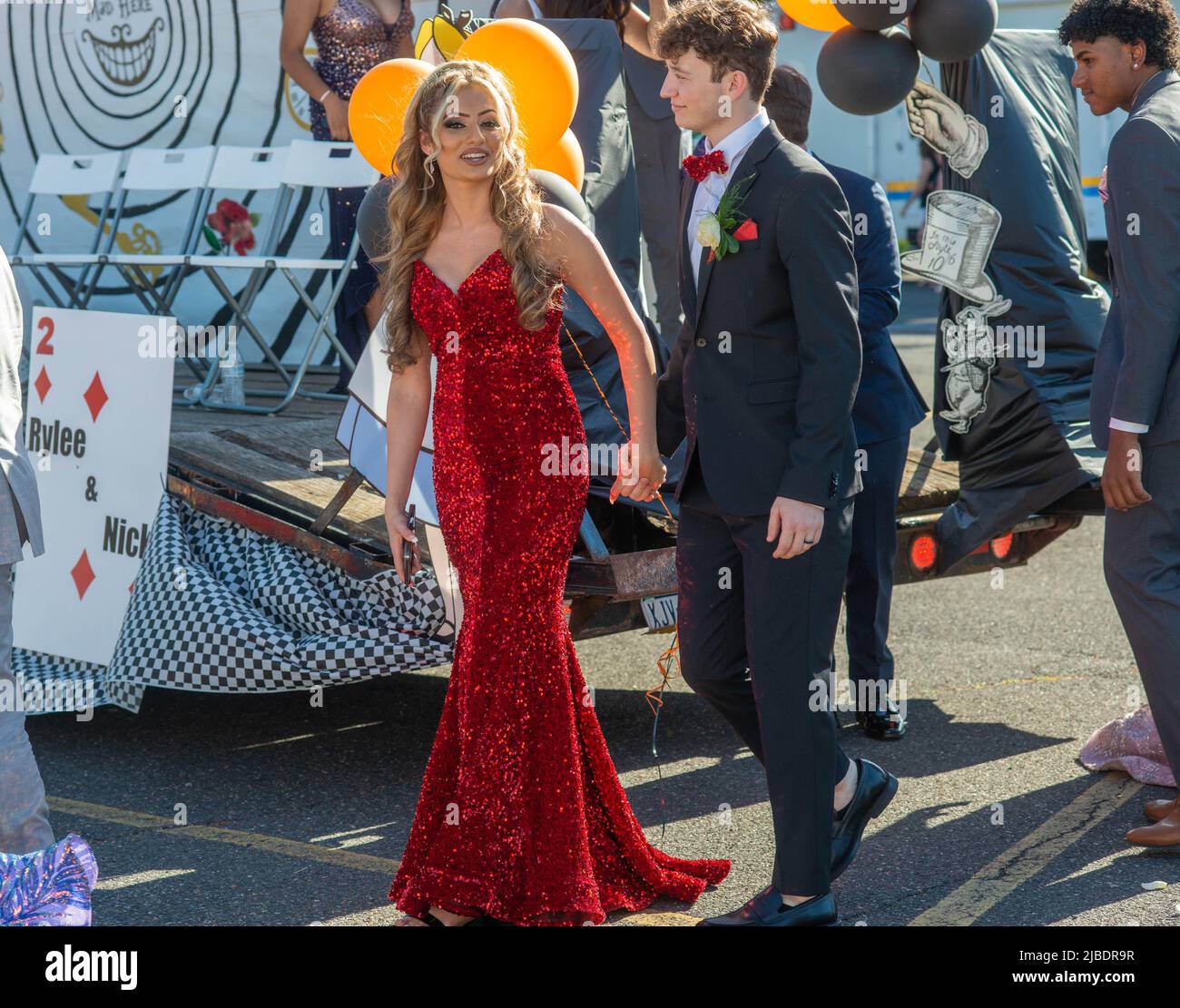 Fairless Hills, United States. 04th June, 2022. A girl and her date