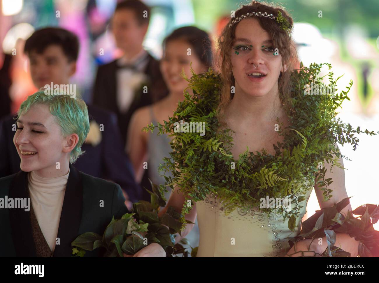 Fairless Hills, United States. 04th June, 2022. Naomi Colflesh (left