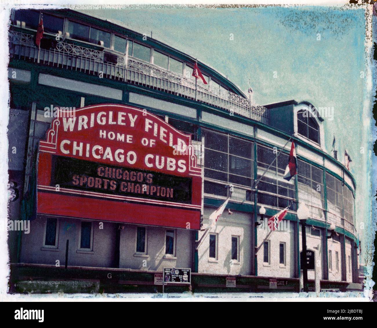 MLB Chicago Cubs Wrigley Field Stock Photo