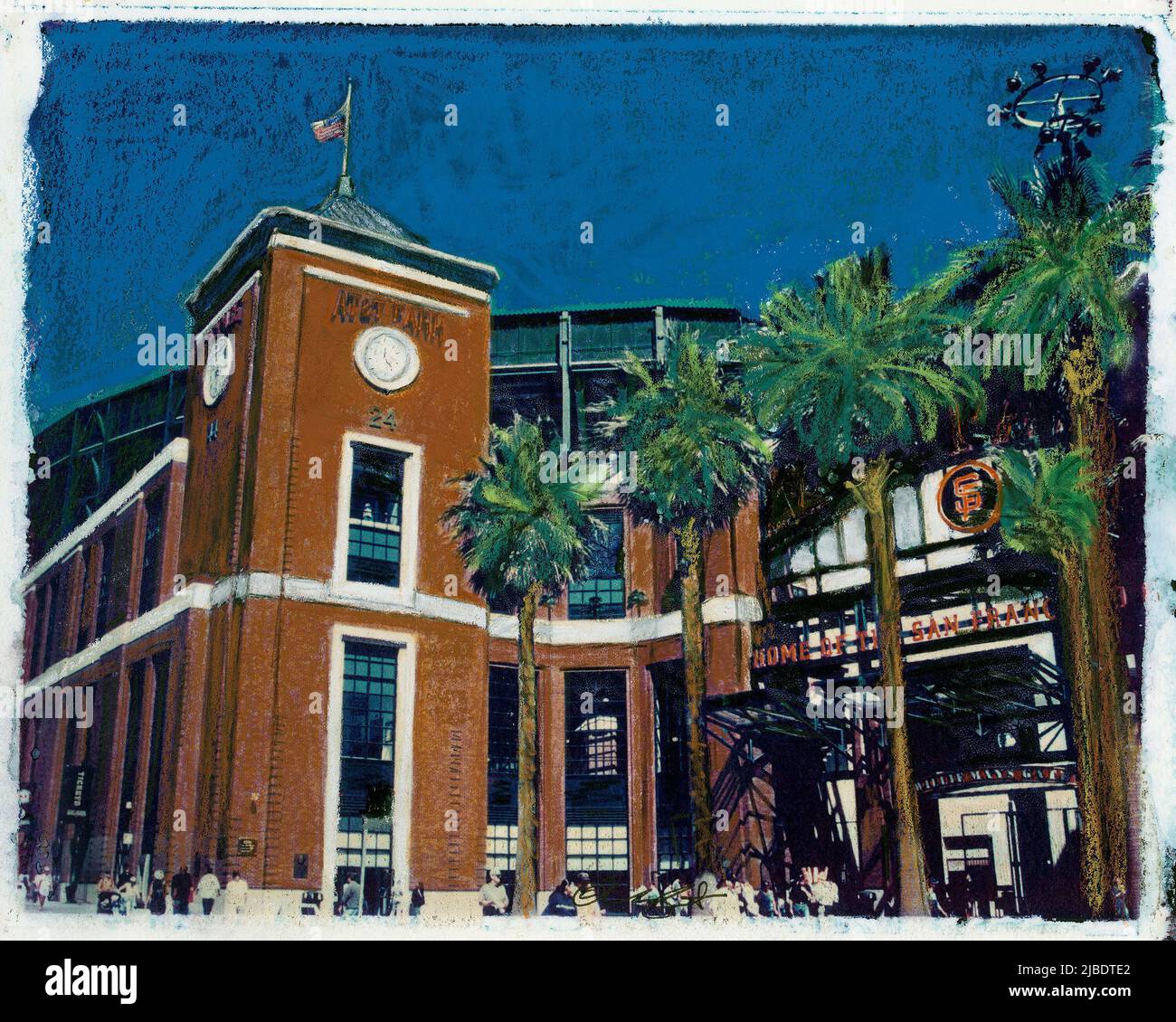 MLB San Francisco Giants Park Stock Photo