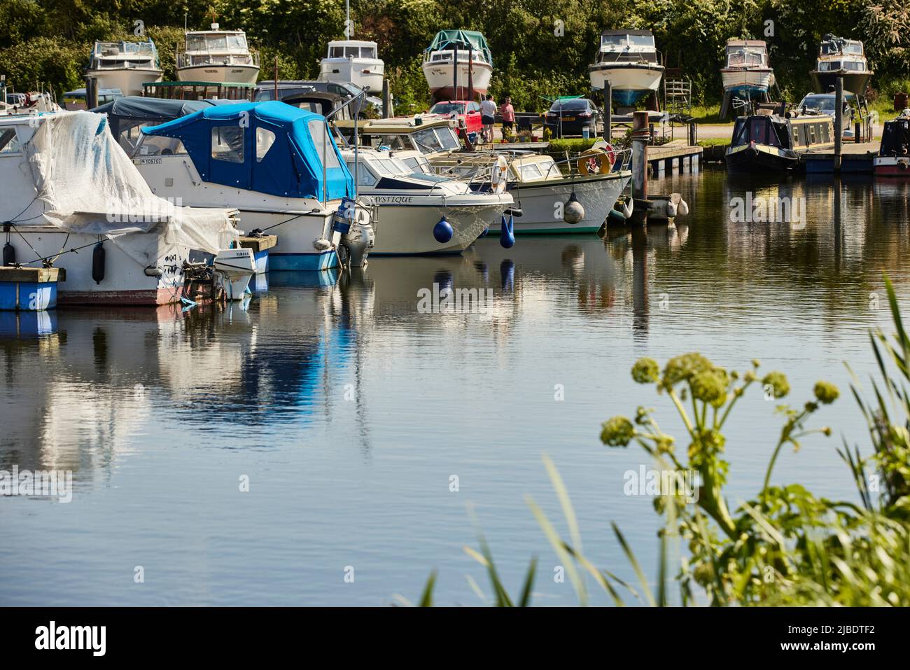 Goole Boathouse marina, Goole Docks Stock Photo