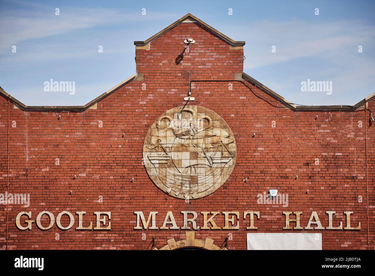 Goole Market Hall brick-built Victorian building Stock Photo