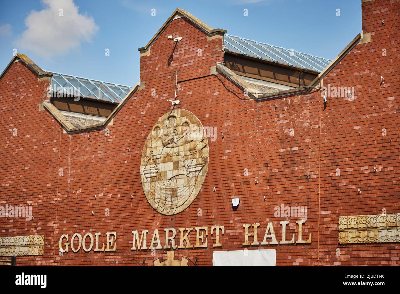 Goole Market Hall brick-built Victorian building Stock Photo