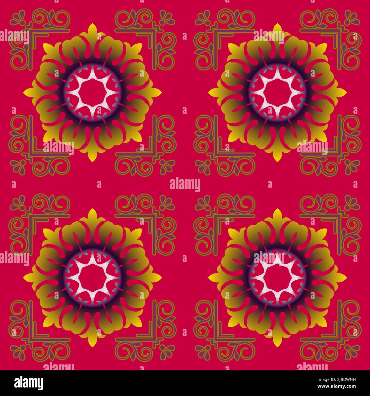 Seamless pattern multicolor in the Arabian style. Sample traditional ...