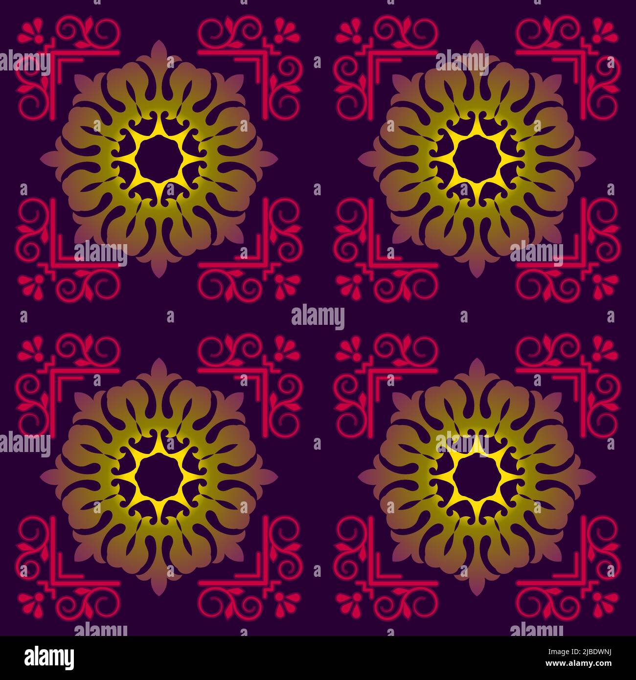 Seamless pattern multicolor in the Arabian style. Sample traditional ...