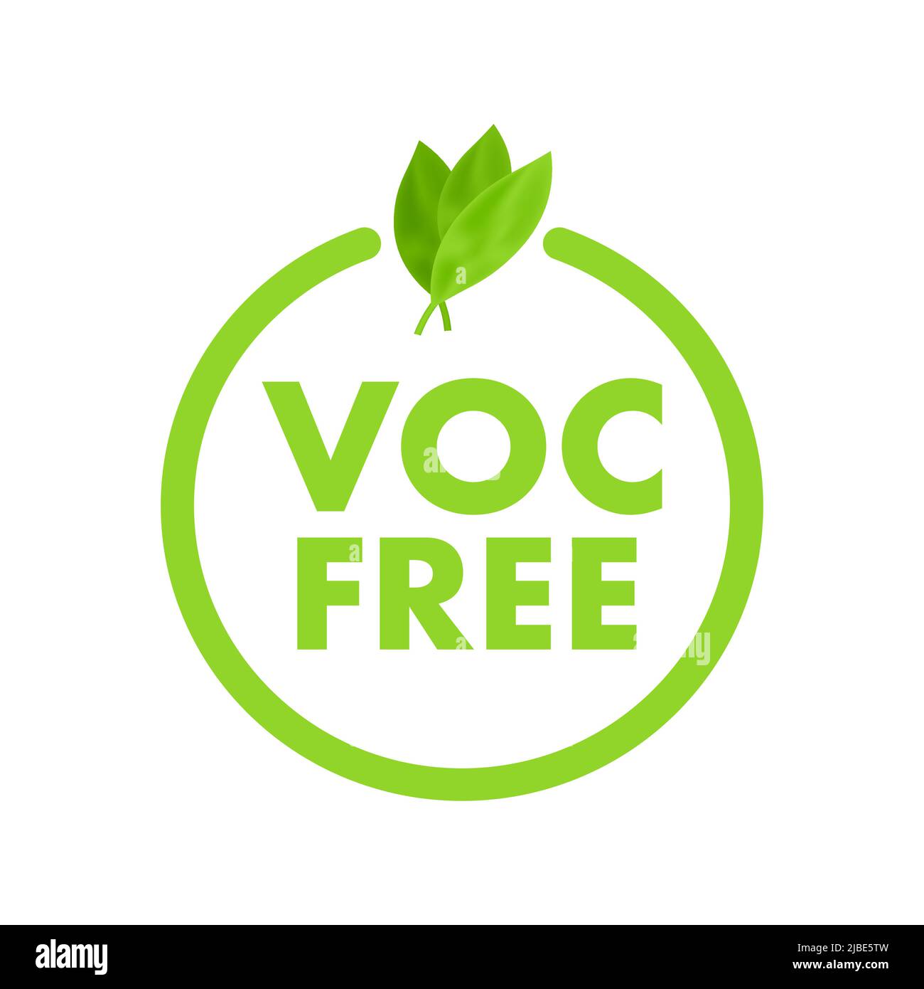 Voc free. Volatile organic compounds-free abstract. Vector stock  illustration Stock Vector Image & Art - Alamy