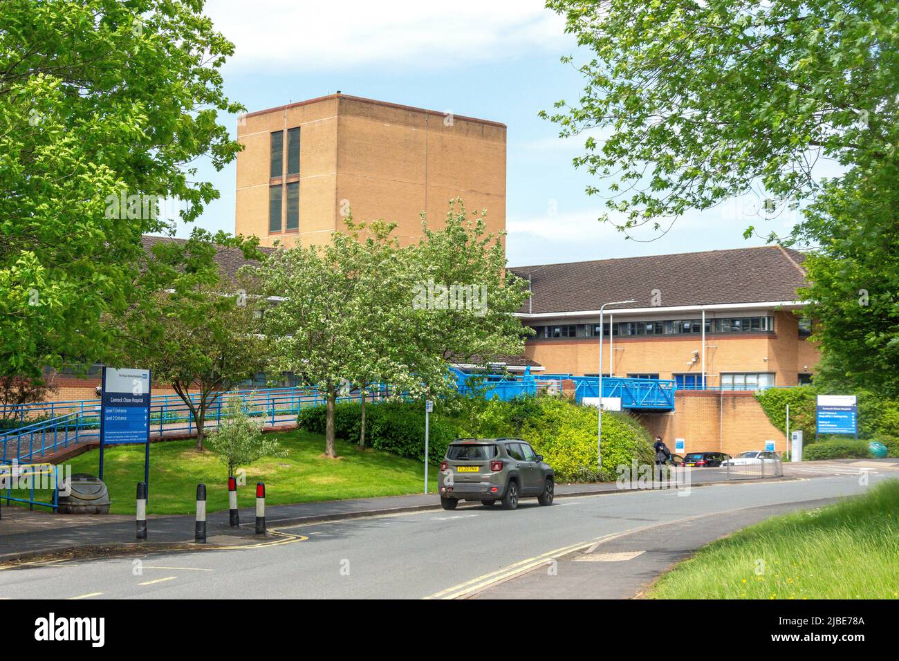 Cannock Chase NHS Hospital, Brunswick Road, Cannock, Staffordshire, England, United Kingdom Stock Photo